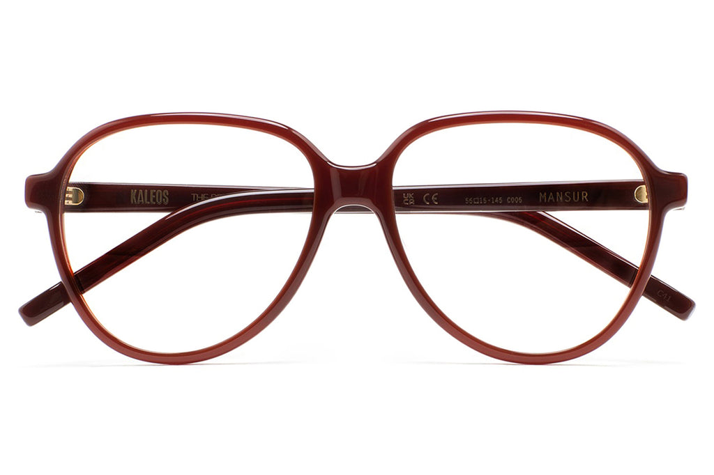Kaleos Eyehunters - Mansur Eyeglasses Translucent Brown