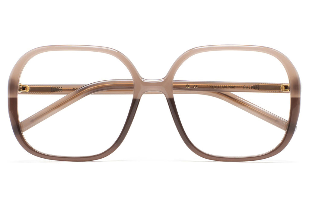 Kaleos Eyehunters - Baines Eyeglasses Translucent Brown/Transparent Brown