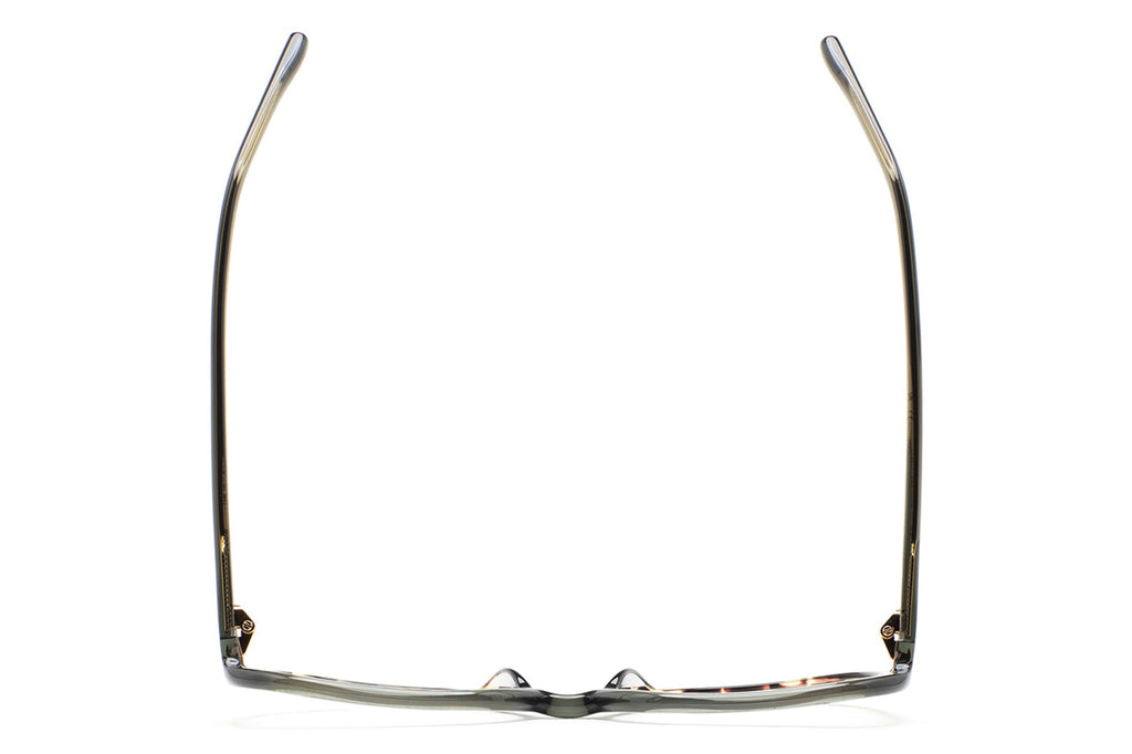 Kaleos Eyehunters - Baines Eyeglasses Transparent Green/Brown Havana