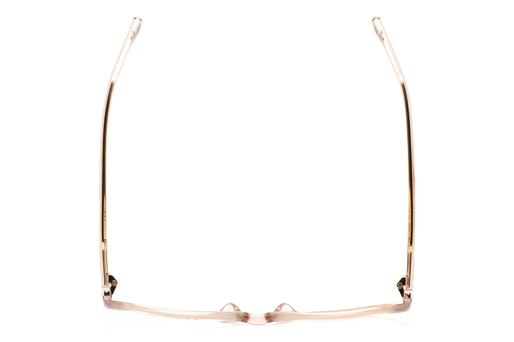 Kaleos Eyehunters - Baines Eyeglasses Transparent Light Pink/Translucent Amber