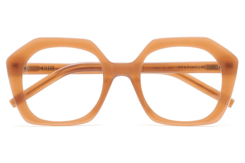 Kaleos Eyehunters - Benzakour Eyeglasses Translucent Amber