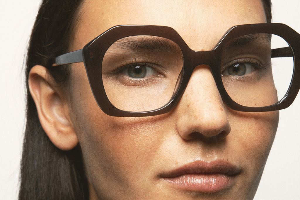 Kaleos Eyehunters - Benzakour Eyeglasses Translucent Dark Brown