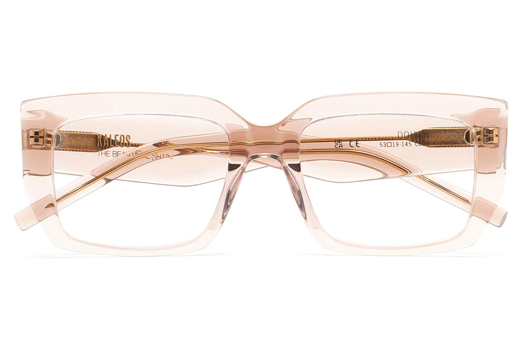 Kaleos Eyehunters - Dohan Eyeglasses Transparent Light Pink