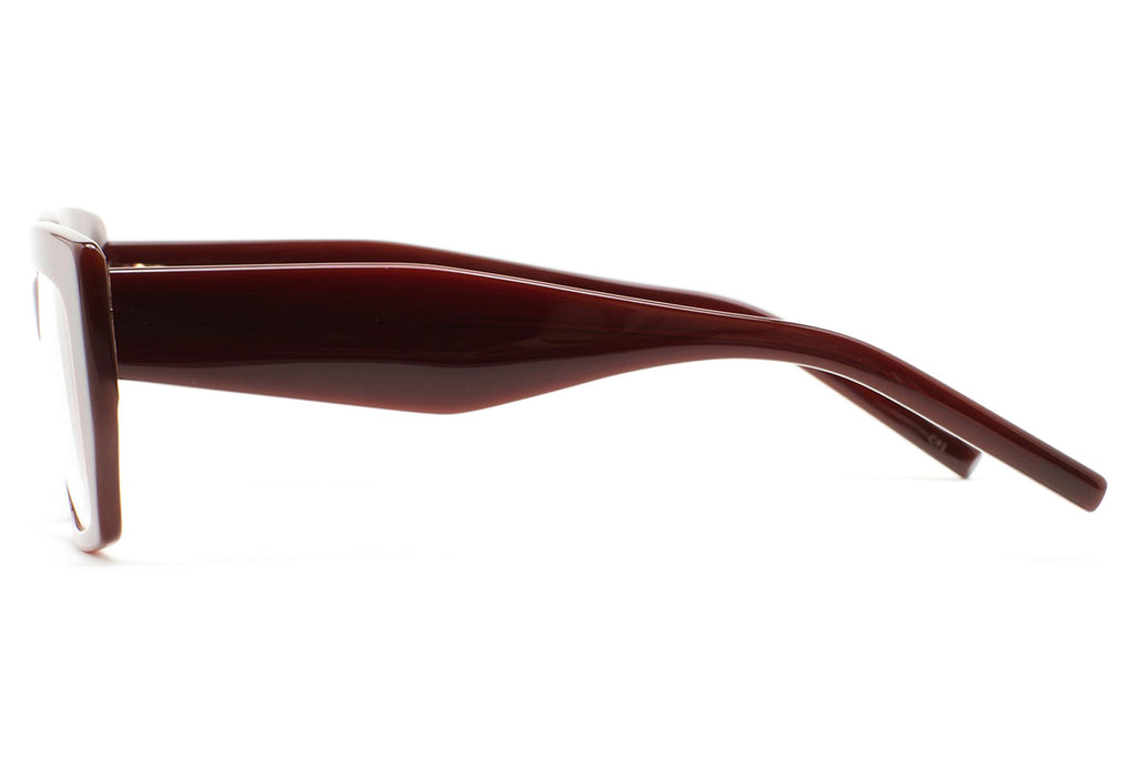 Kaleos Eyehunters - Dohan Eyeglasses Translucent Burgundy