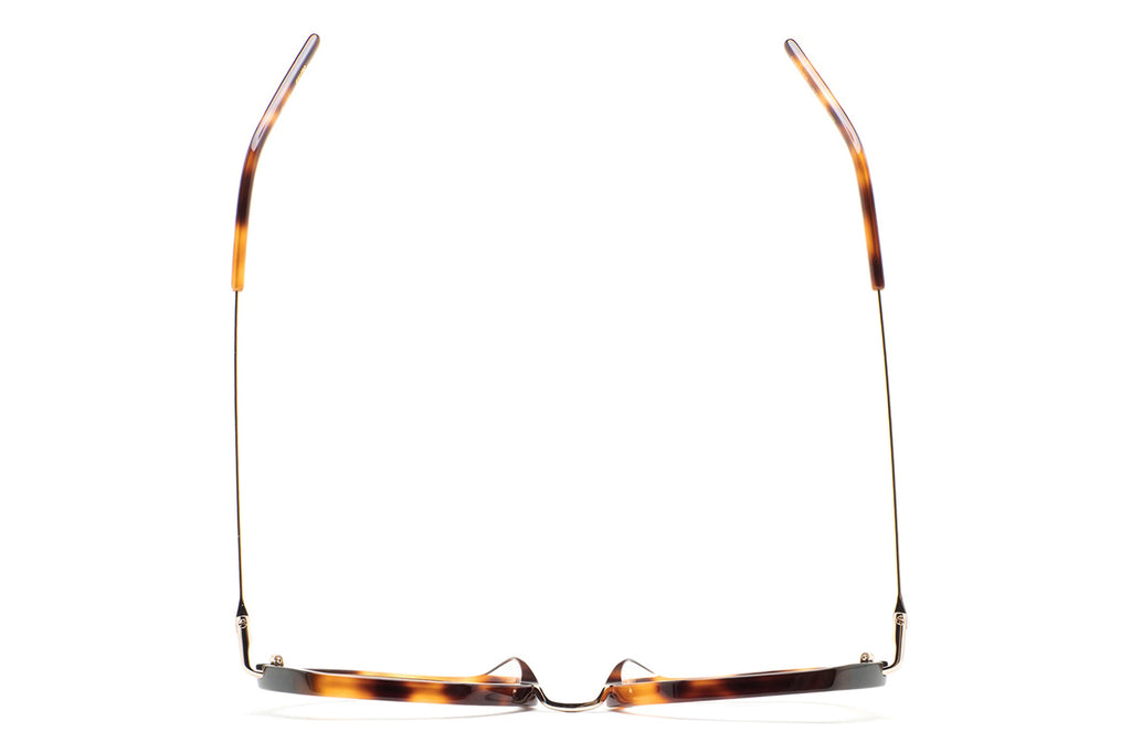 Kaleos Eyehunters - Guscott Eyeglasses Brown Havana/Dark Green