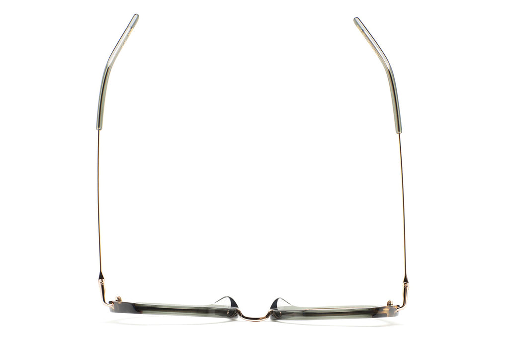 Kaleos Eyehunters - Guscott Eyeglasses Transparent Green/Brown Havana