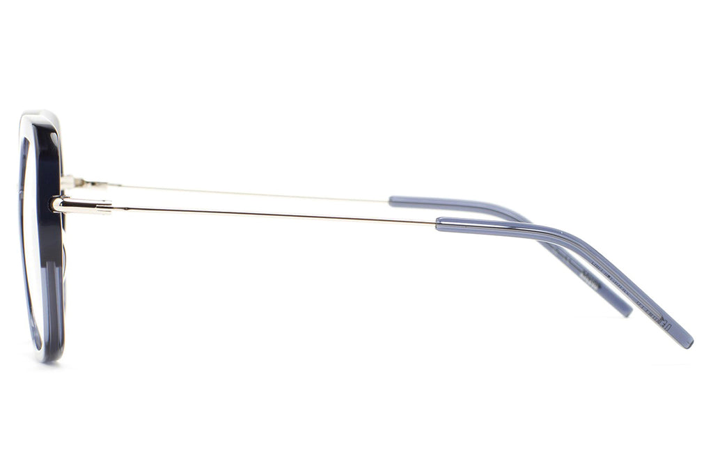 Transparent Bluish Grey/Dark Blue