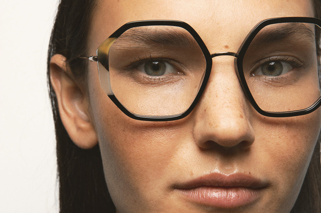 Kaleos Eyehunters - Welch Eyeglasses Black/Brown Havana/Beige