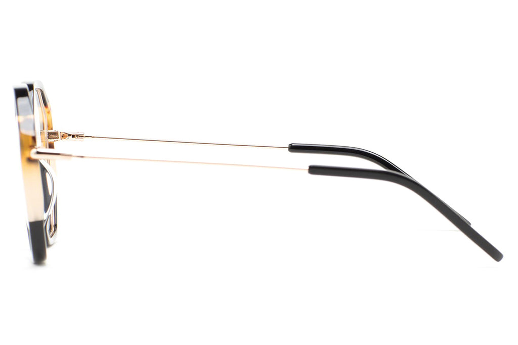 Kaleos Eyehunters - Welch Eyeglasses Black/Brown Havana/Beige