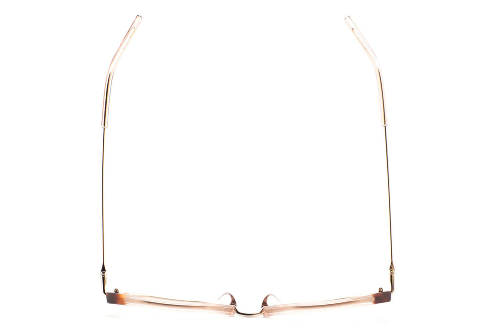 Kaleos Eyehunters - Welch Eyeglasses Transparent Light Pink/Brown Havana/Translucent Beige