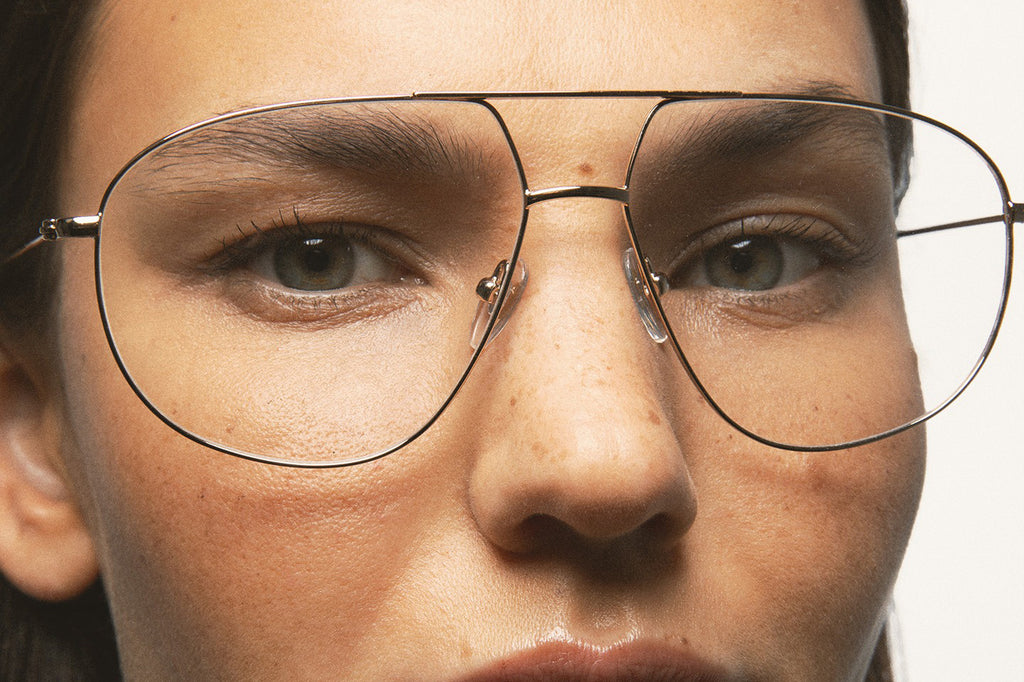 Kaleos Eyehunters - Callas Eyeglasses White Gold