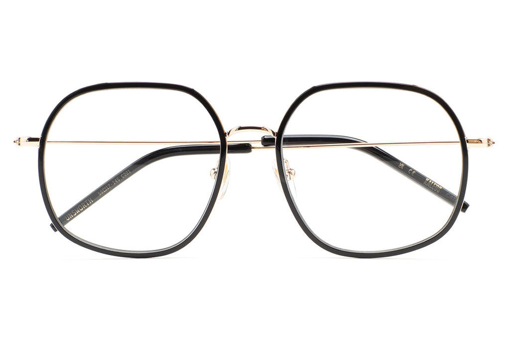 Kaleos Eyehunters - Unsworth Eyeglasses Gold/Black