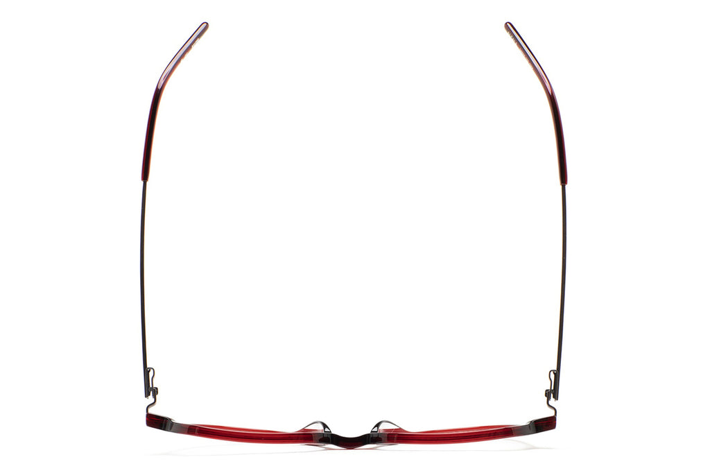 Kaleos Eyehunters - Alcala Eyeglasses Transparent Burgundy