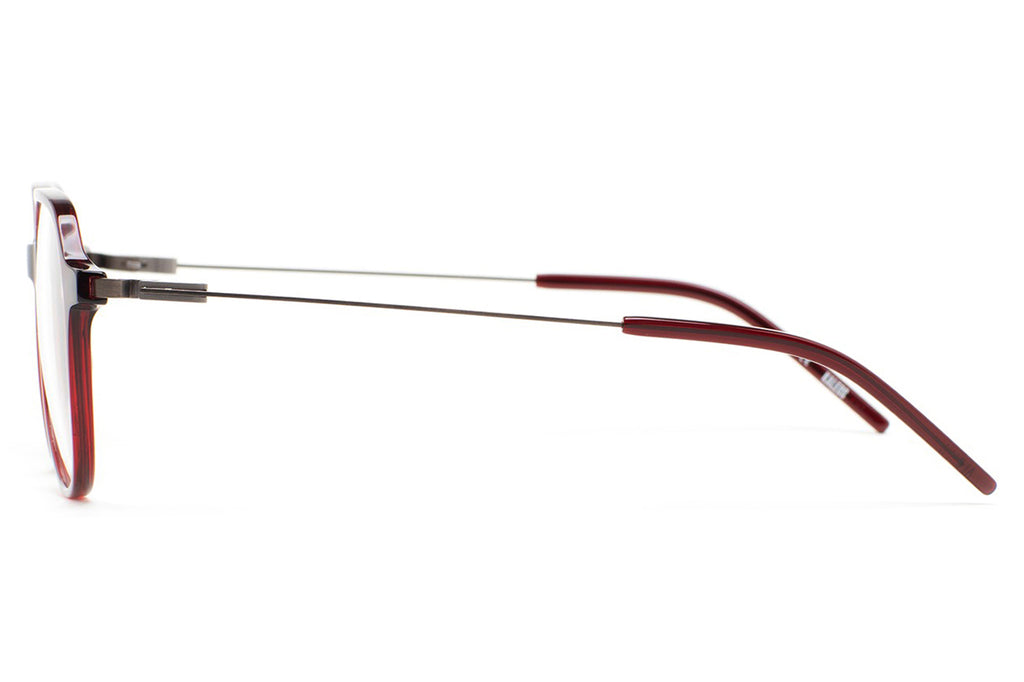 Kaleos Eyehunters - Alcala Eyeglasses Transparent Burgundy