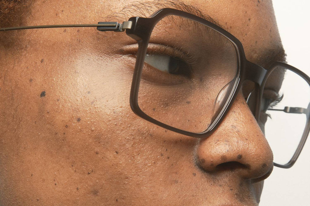 Kaleos Eyehunters - Toth Eyeglasses Translucent Dark Brown