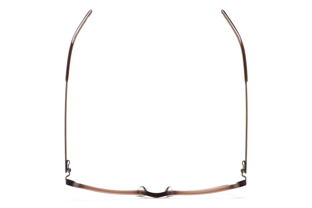 Kaleos Eyehunters - Toth Eyeglasses Translucent Dark Brown