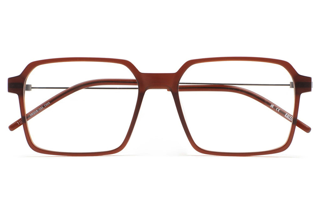 Kaleos Eyehunters - Toth Eyeglasses Transparent Brown