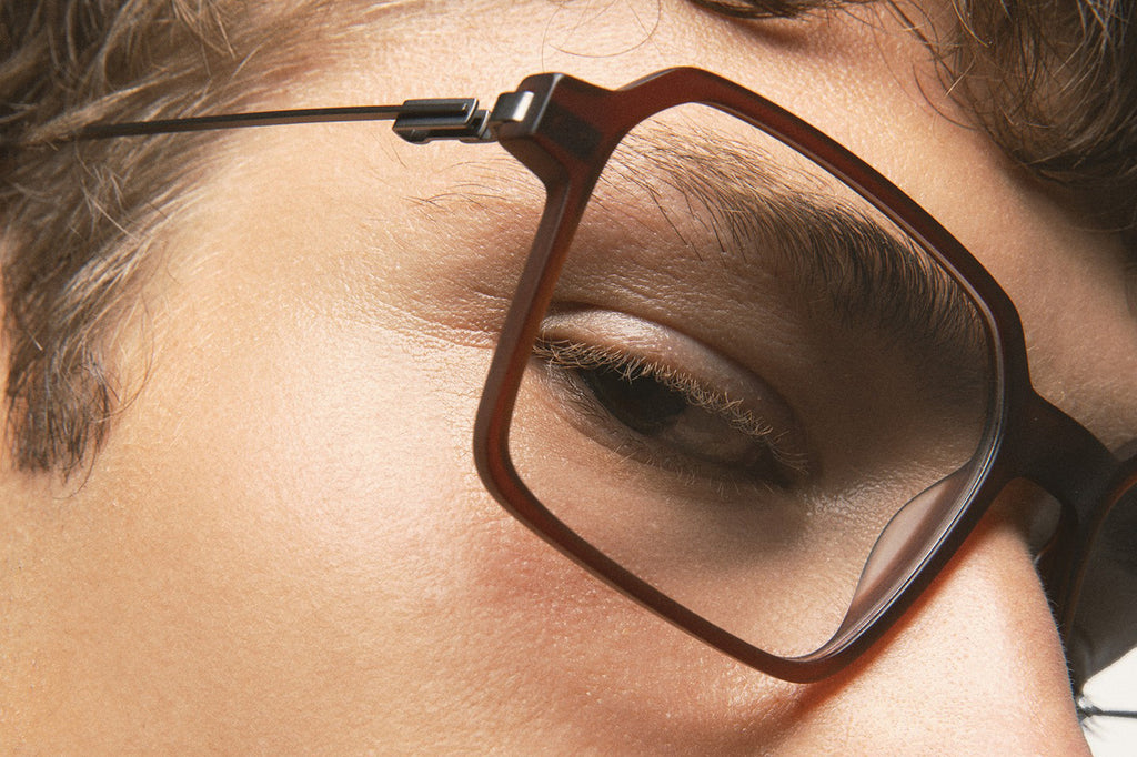 Kaleos Eyehunters - Toth Eyeglasses Transparent Brown