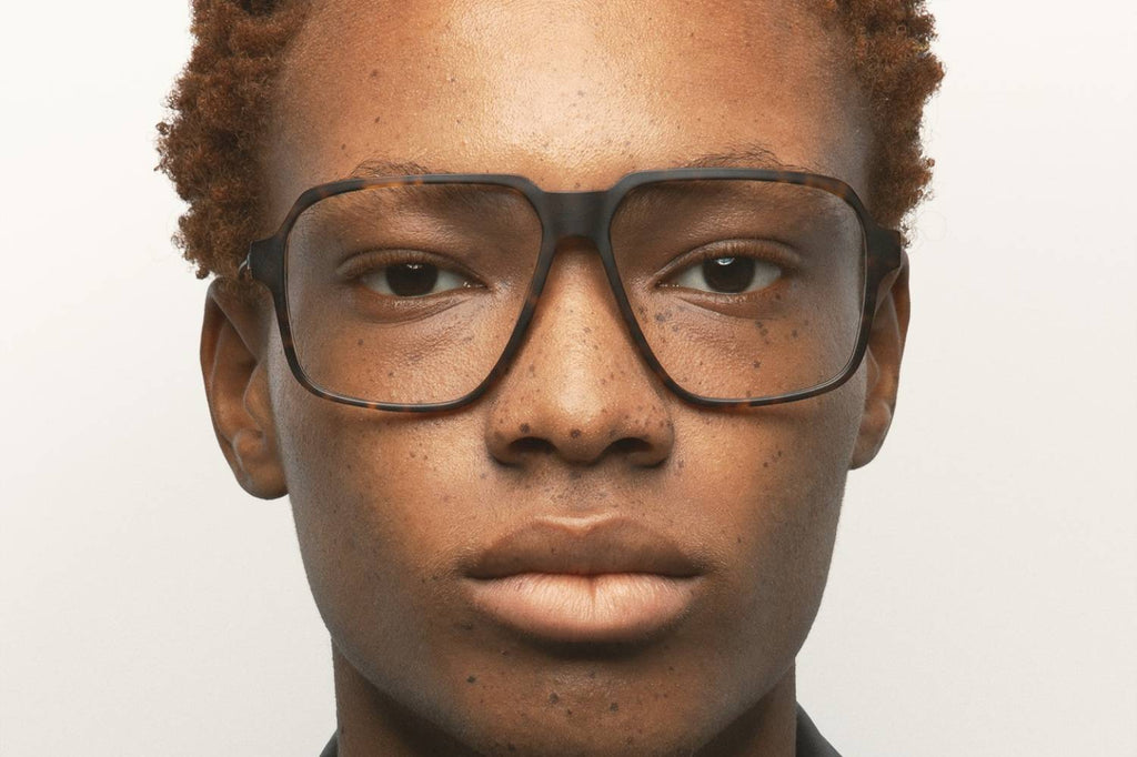 Kaleos Eyehunters - Woodrow Eyeglasses Dark Brown Havana