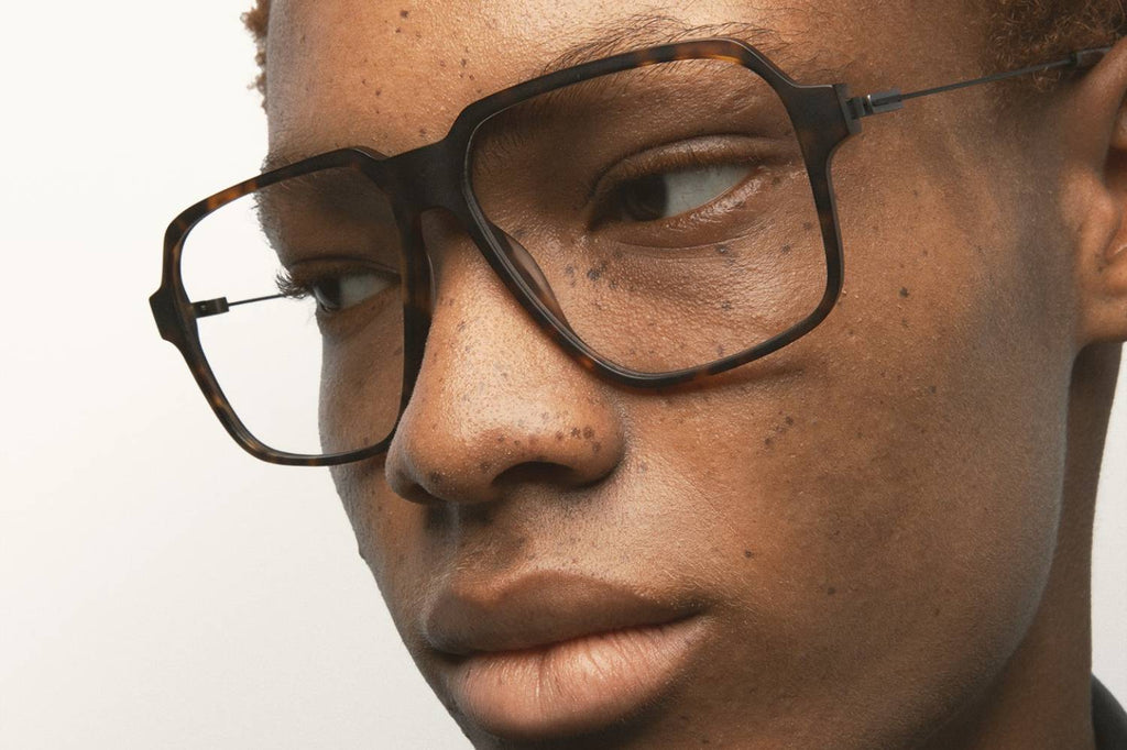 Kaleos Eyehunters - Woodrow Eyeglasses Dark Brown Havana