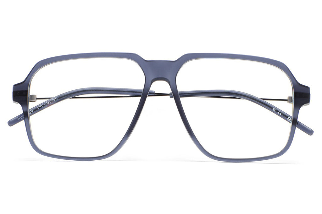 Kaleos Eyehunters - Woodrow Eyeglasses Transparent Bluish Grey