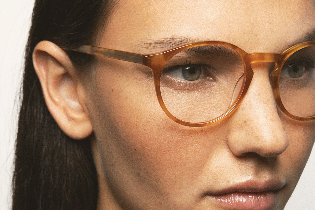 Kaleos Eyehunters - Kemp M Eyeglasses Honey Havana