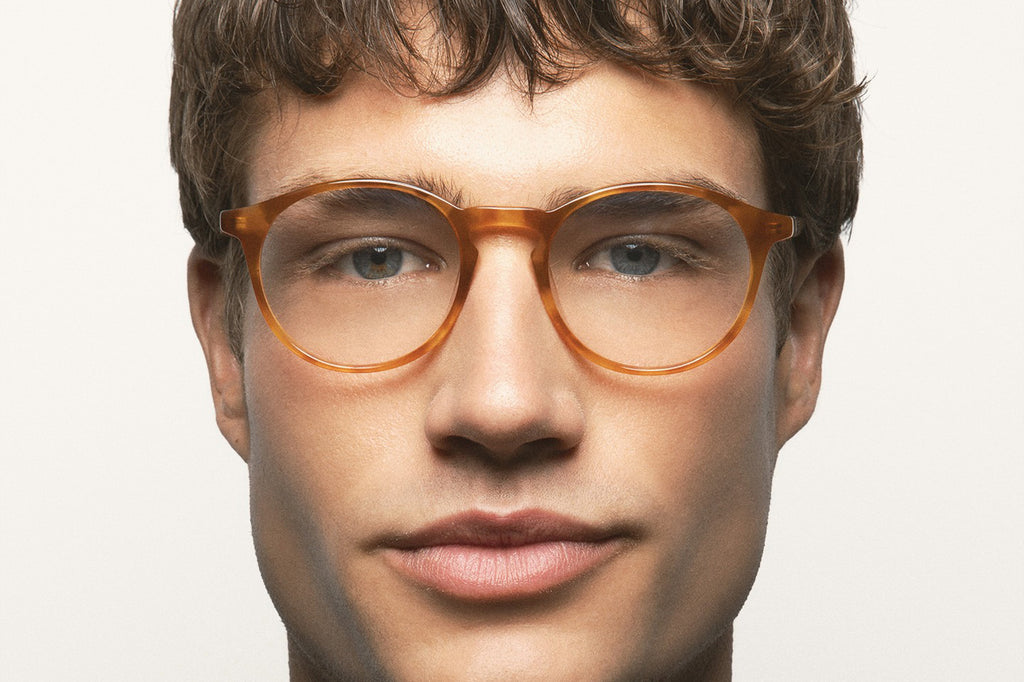 Kaleos Eyehunters - Kemp M Eyeglasses Honey Havana