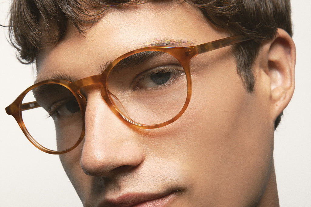 Kaleos Eyehunters - Kemp M Eyeglasses Honey Havana