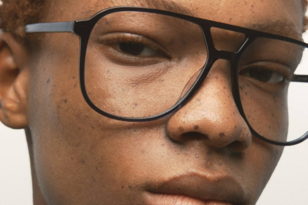 Kaleos Eyehunters - Sythe L Eyeglasses Transparent Bluish Grey