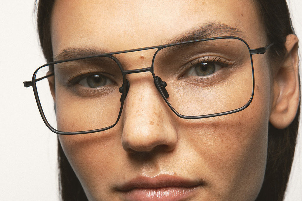 Kaleos Eyehunters - Munger M Eyeglasses Matte Black