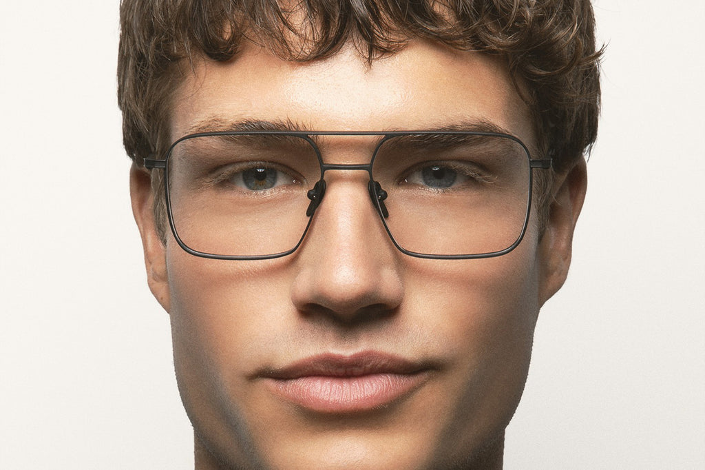 Kaleos Eyehunters - Munger M Eyeglasses Matte Black