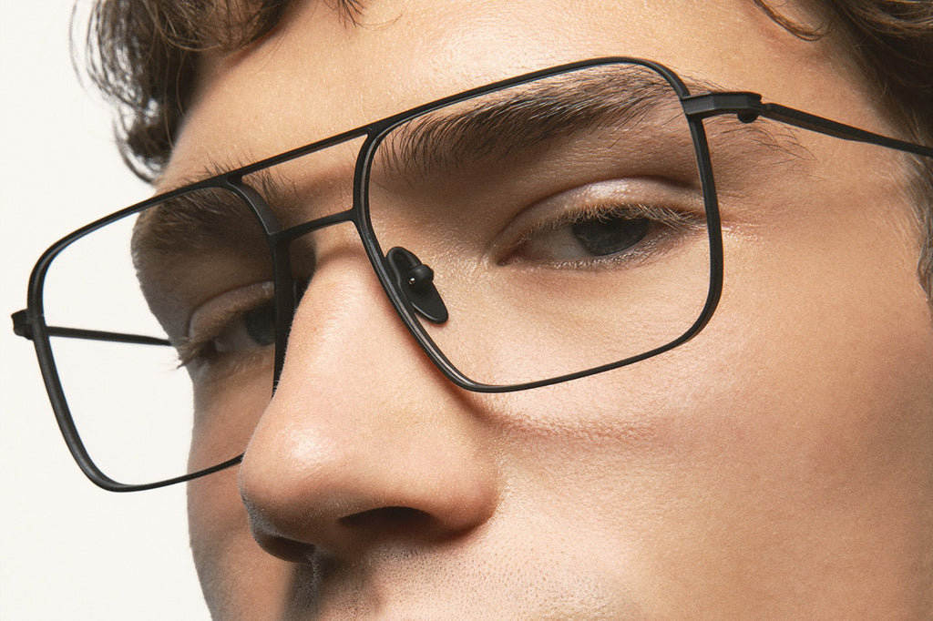 Kaleos Eyehunters - Munger M Eyeglasses Matte Black