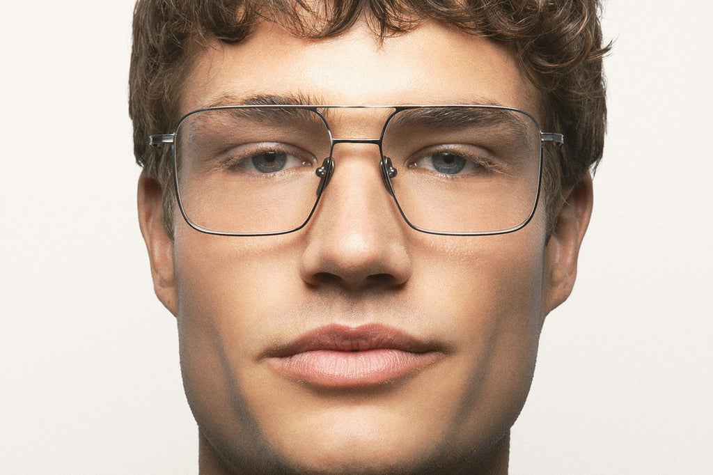 Kaleos Eyehunters - Munger M Eyeglasses Silver