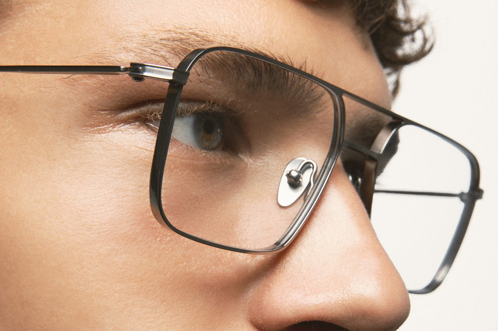 Kaleos Eyehunters - Munger M Eyeglasses Silver