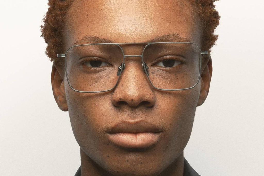 Kaleos Eyehunters - Munger L Eyeglasses Greyish Green