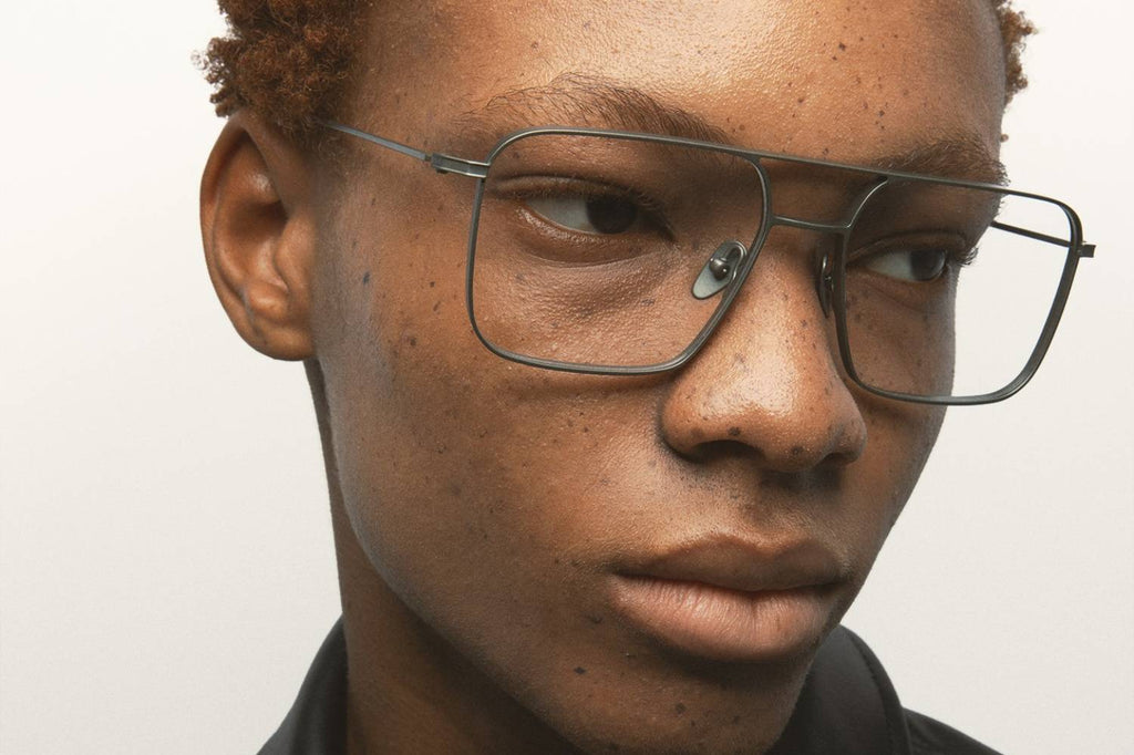 Kaleos Eyehunters - Munger L Eyeglasses Greyish Green