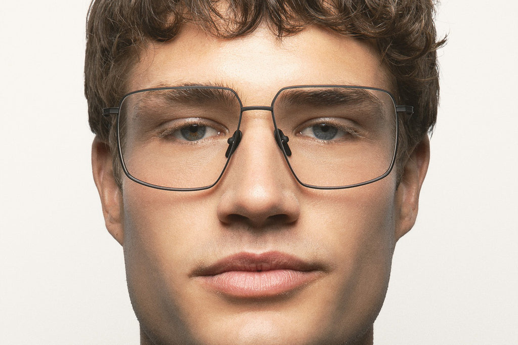 Kaleos Eyehunters - Farful Eyeglasses Matte Black