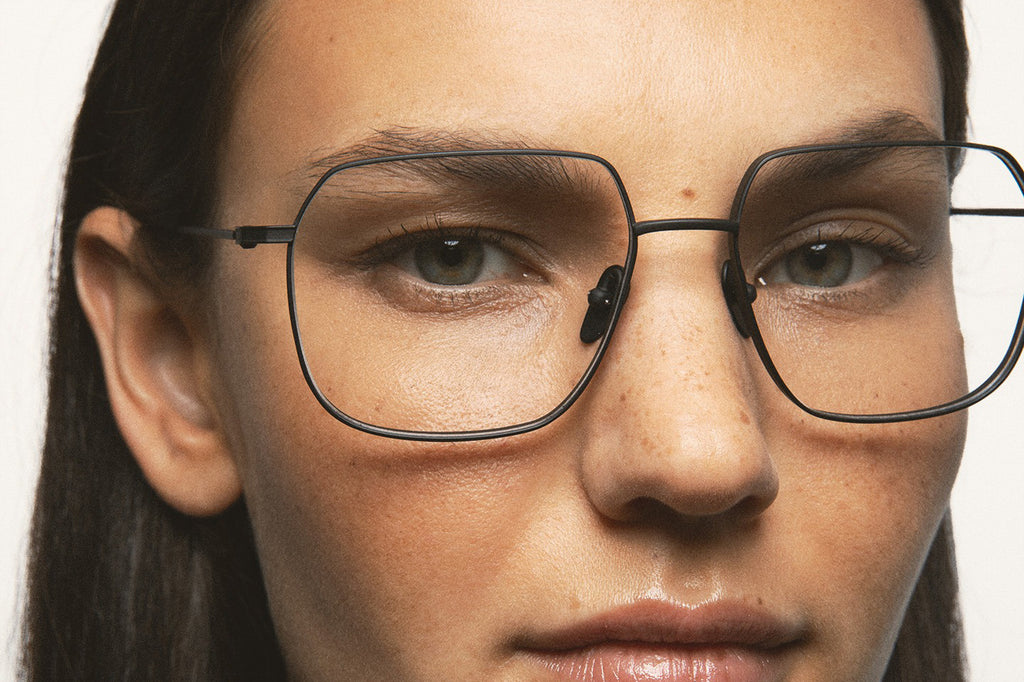 Kaleos Eyehunters - Jacobson Eyeglasses Matte Black