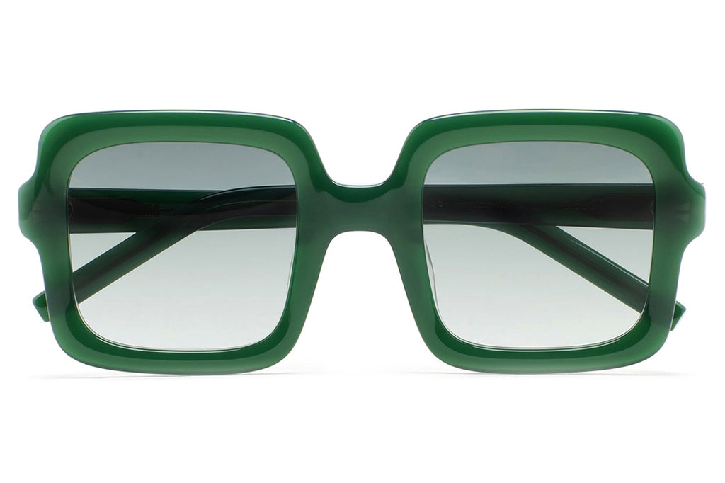 Kaleos Eyehunters - Deist Sunglasses Translucent Dark Green