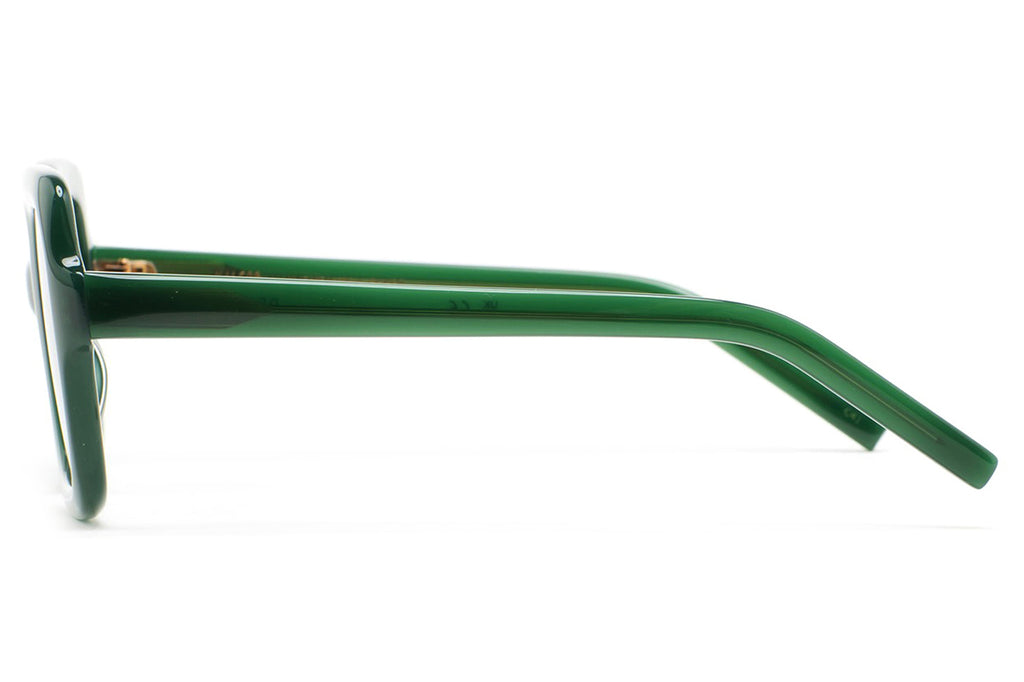 Kaleos Eyehunters - Deist Sunglasses Translucent Dark Green