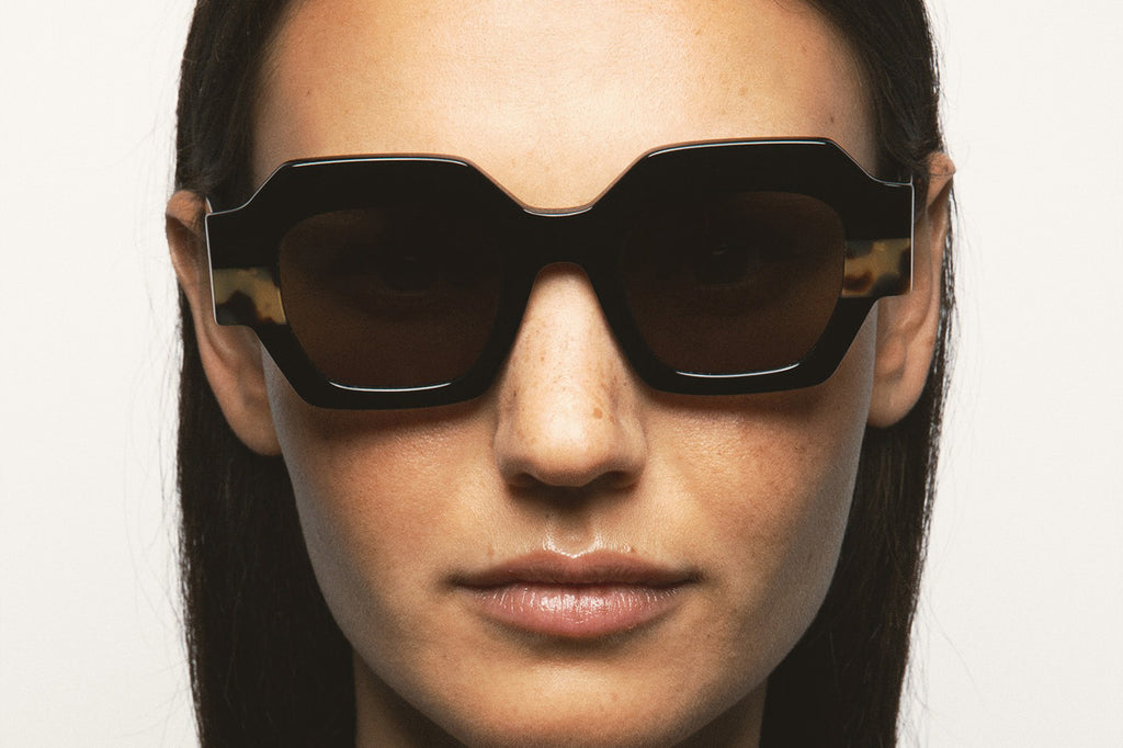 Kaleos Eyehunters - Ezili Sunglasses Black/Brown Havana