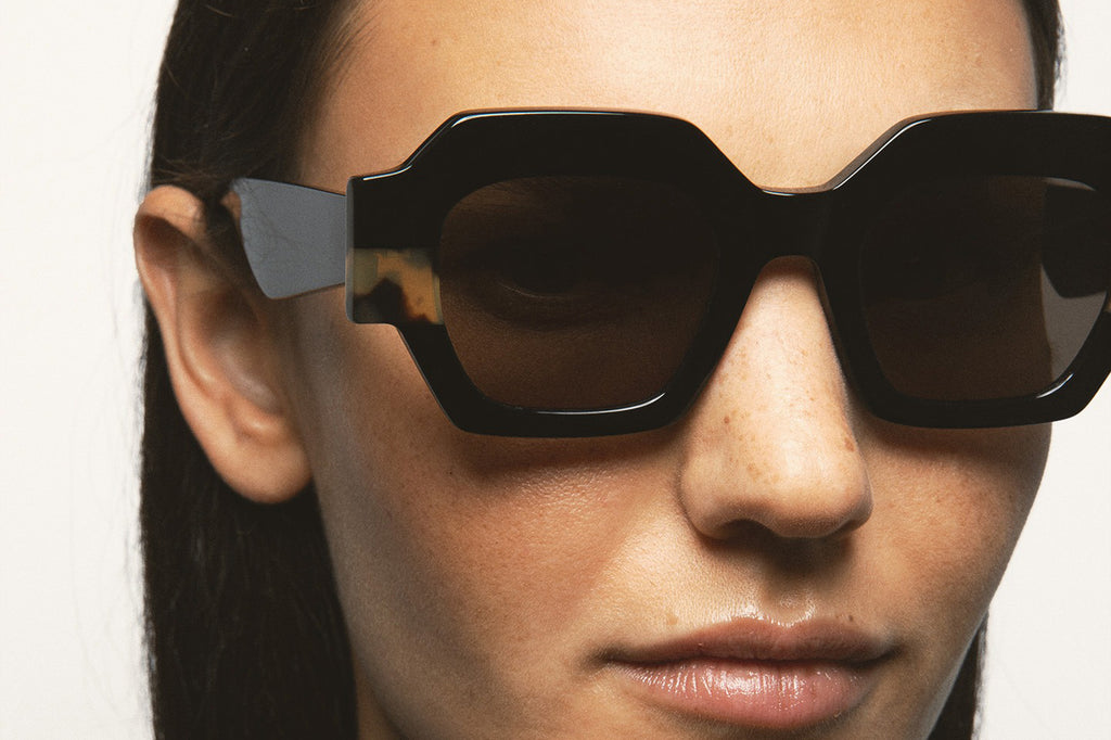 Kaleos Eyehunters - Ezili Sunglasses Black/Brown Havana