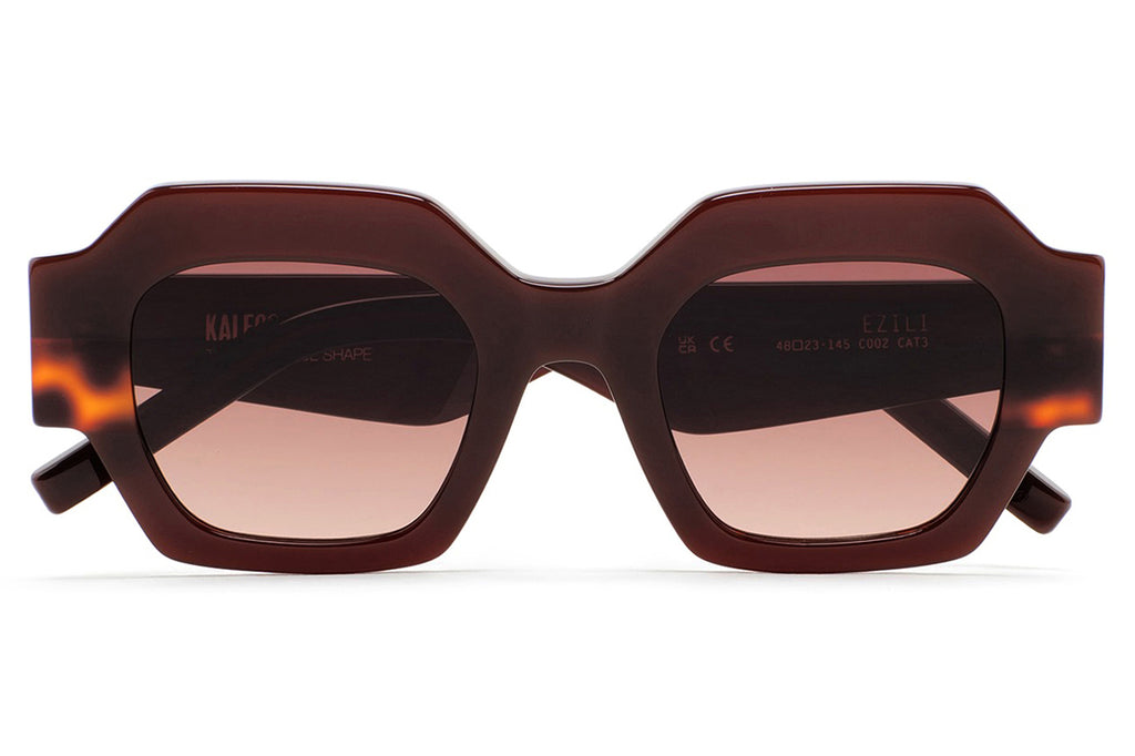 Kaleos Eyehunters - Ezili Sunglasses Translucent Brown/Dark Brown Havana
