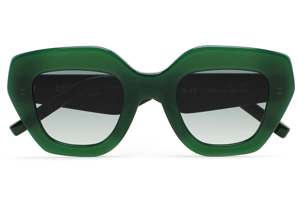 Kaleos Eyehunters - Halsey Sunglasses Translucent Dark Green