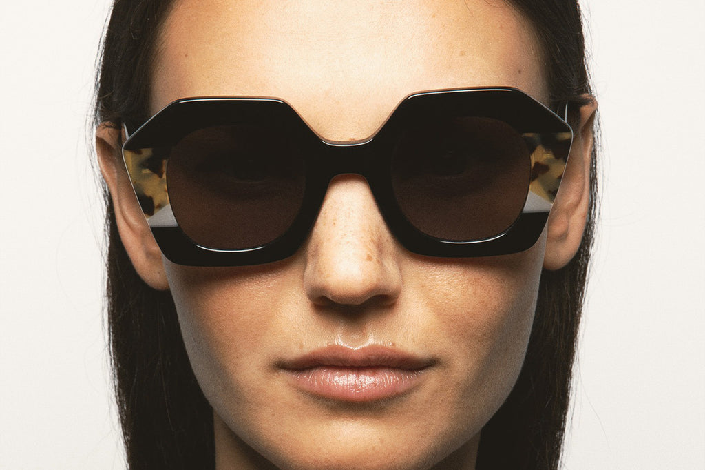 Kaleos Eyehunters - Pavicic Sunglasses Black/Brown Havana