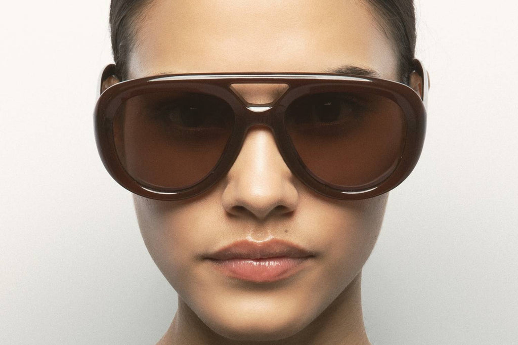 Kaleos Eyehunters - Porter Sunglasses Translucent Brown