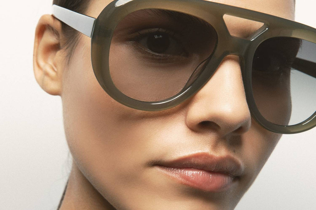 Kaleos Eyehunters - Porter Sunglasses Translucent Green