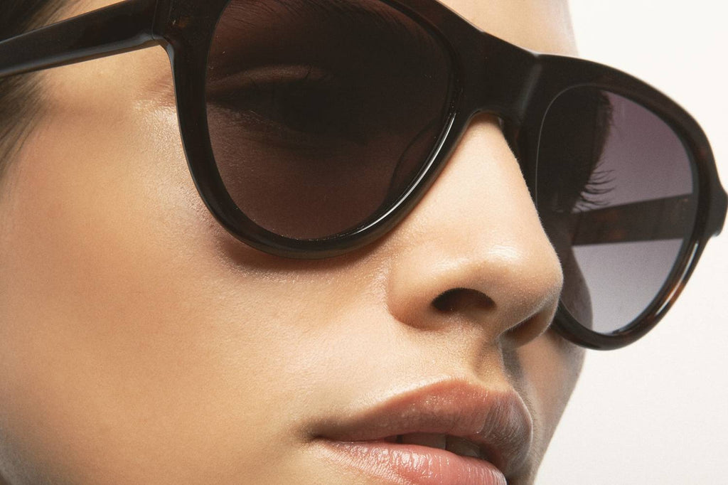 Kaleos Eyehunters - Lester Sunglasses Dark Brown Havana