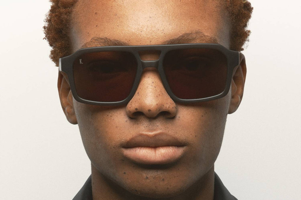 Kaleos Eyehunters - Hedlund Sunglasses Translucent Matte Brown