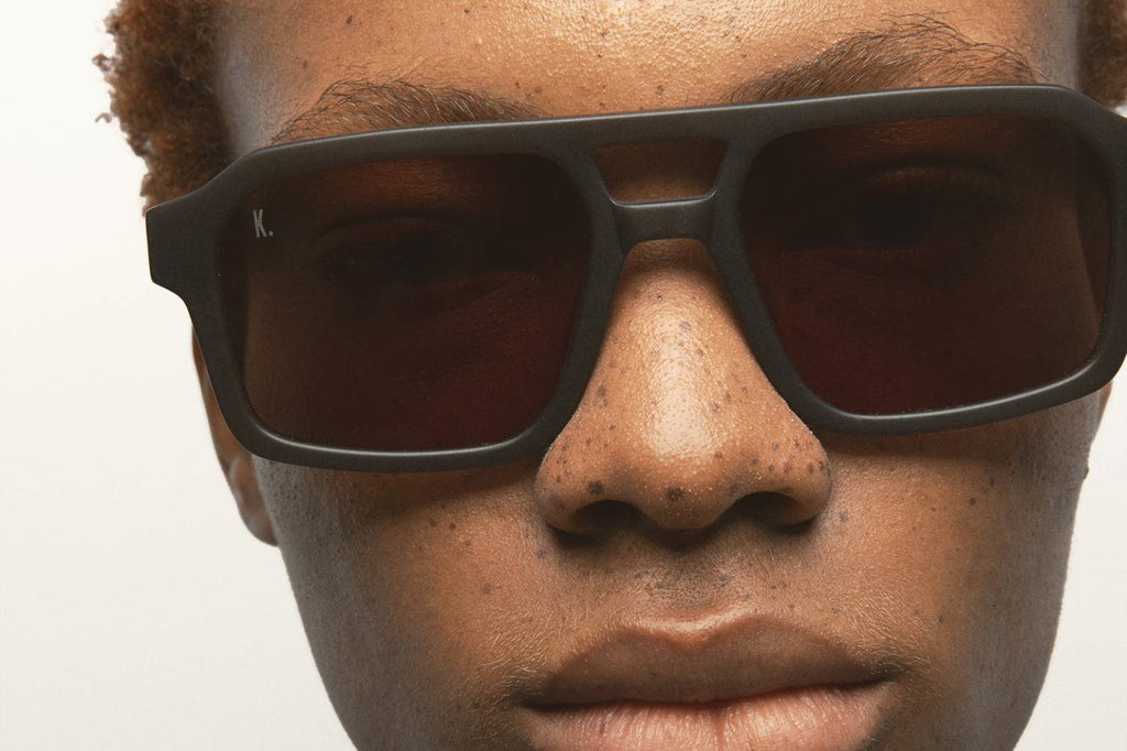 Kaleos Eyehunters - Hedlund Sunglasses Translucent Matte Brown